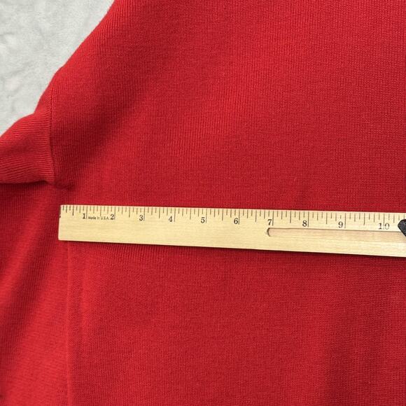 Vintage Demetre Sweater Mens Large Wool Blend Geometric Knit 80s Hong Kong - Picture 9 of 15